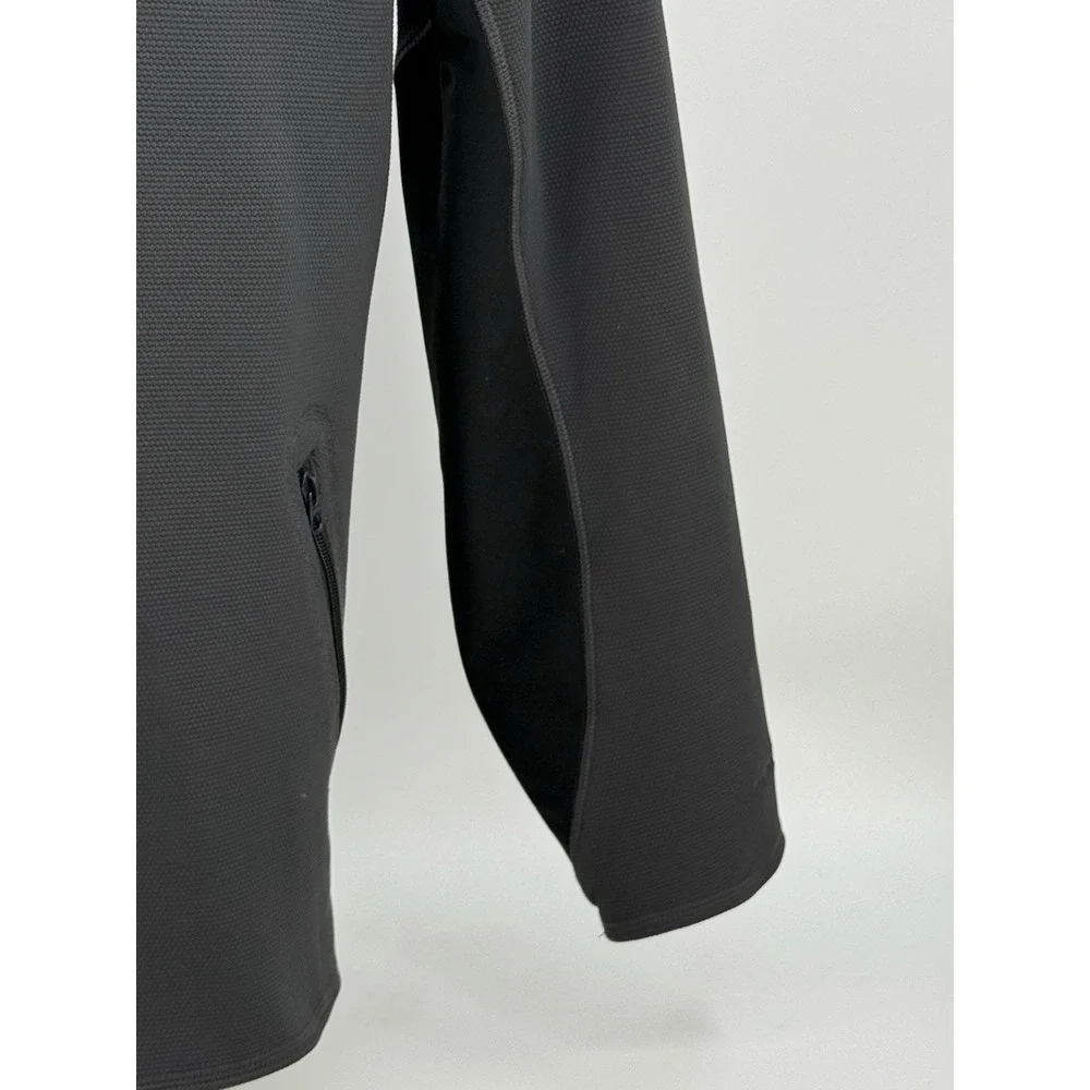 The North Face‎ TKA Stealth Full Zip Fleece Jacket Black & Grey Men's Size XL
